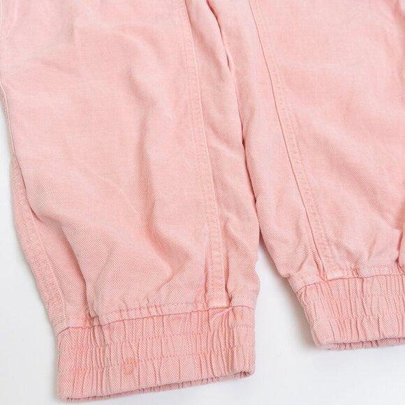 🚨 Zara The Weekend Jogger Pants Cotton Utility Dusty Pink Lyocell Linen Blend - Picture 12 of 14